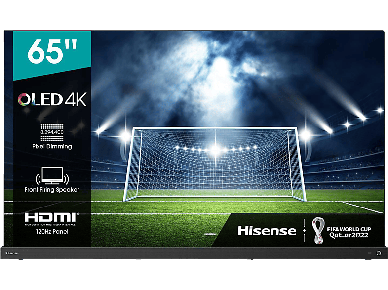 HISENSE 65A9G OLED TV (Flat, 65 Zoll / 164 cm, OLED 4K, SMART TV, VIDAA U5)