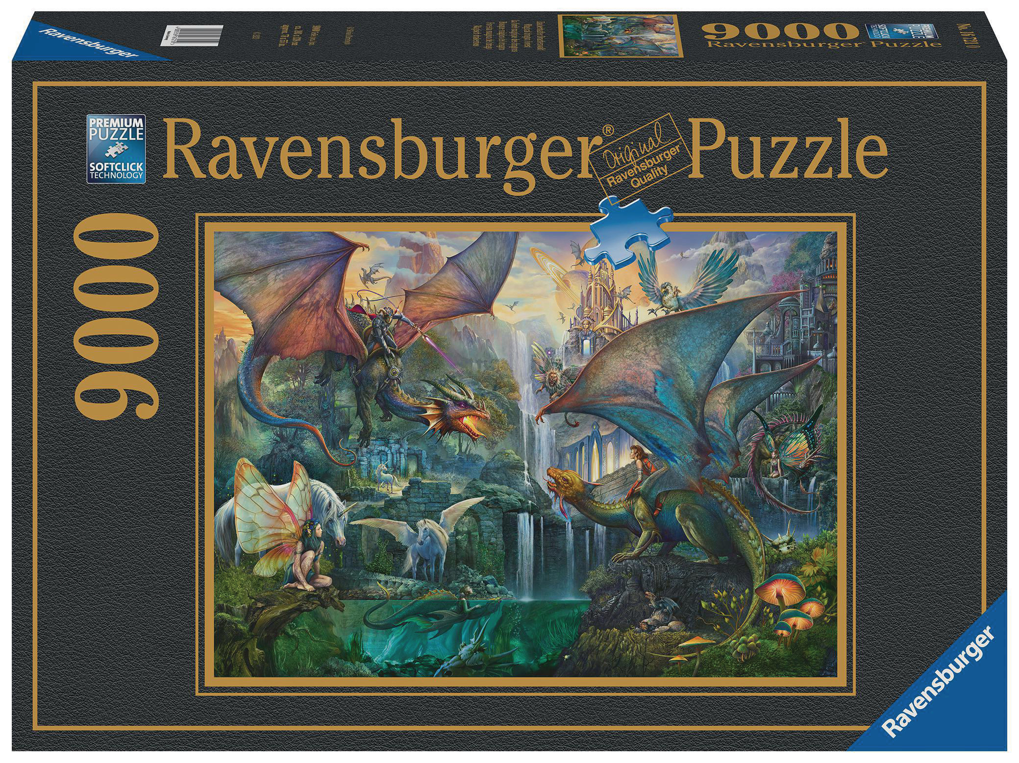 Mehrfarbig Drachenwald Erwachsenenpuzzle RAVENSBURGER