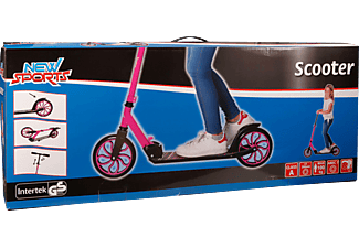 VEDES NSP Scooter 200mm, ABEC7 Kinderscooter Pink/Schwarz