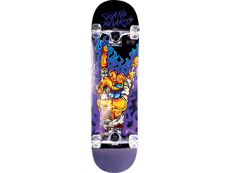 Skateboard Rock\'n Mehrfarbig L78,7cm,ABEC7 Gartenspielzeug NSP NEWSPORTS Roll