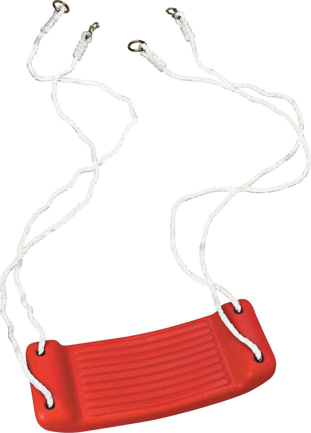 OUTDOOR ACTIVE OA Brettschaukel-Kunststoff, 42x16cm Gartenspielzeug Rot