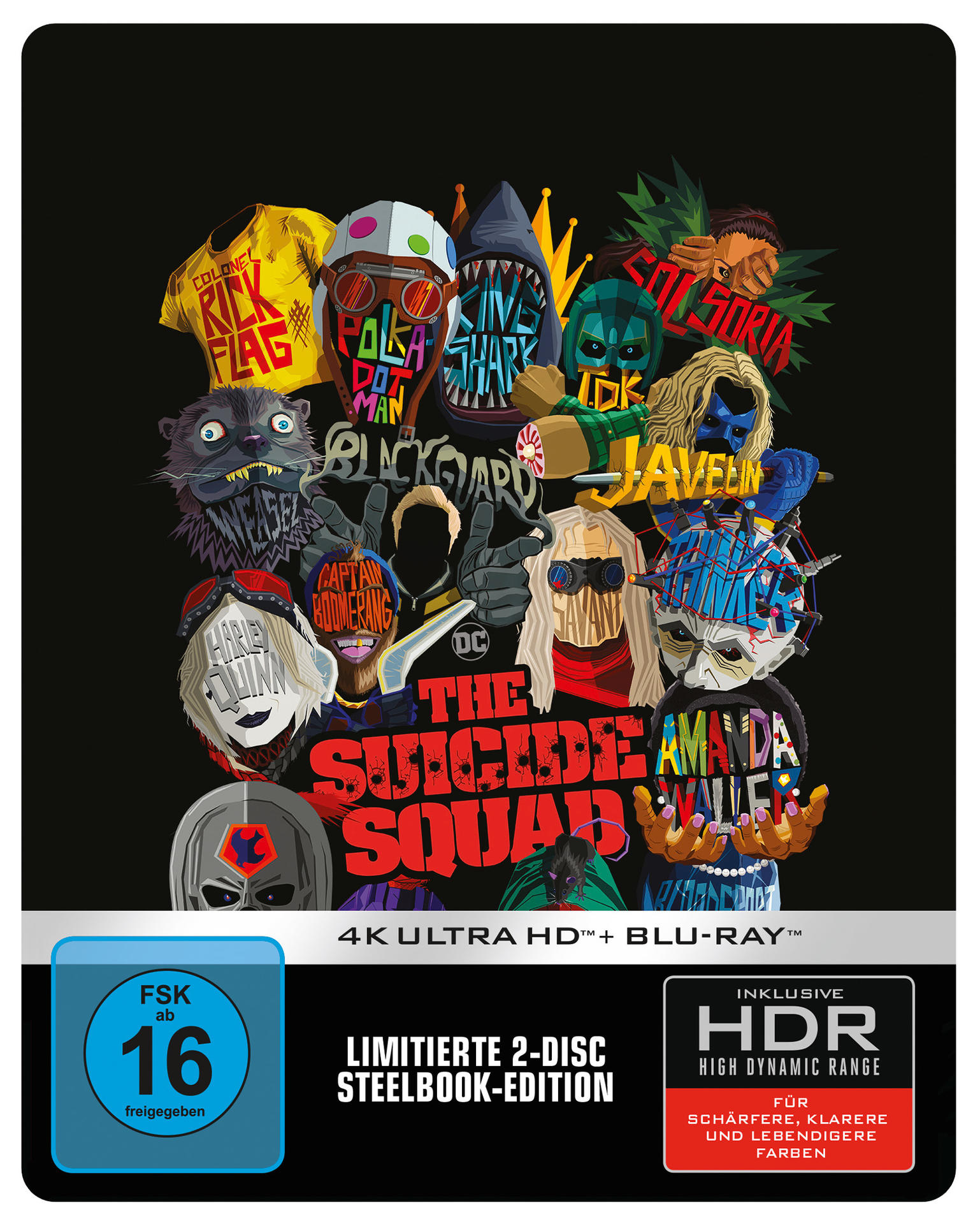 The Suicide Squad Steelbook 4K Ultra HD Blu-ray + Blu-ray