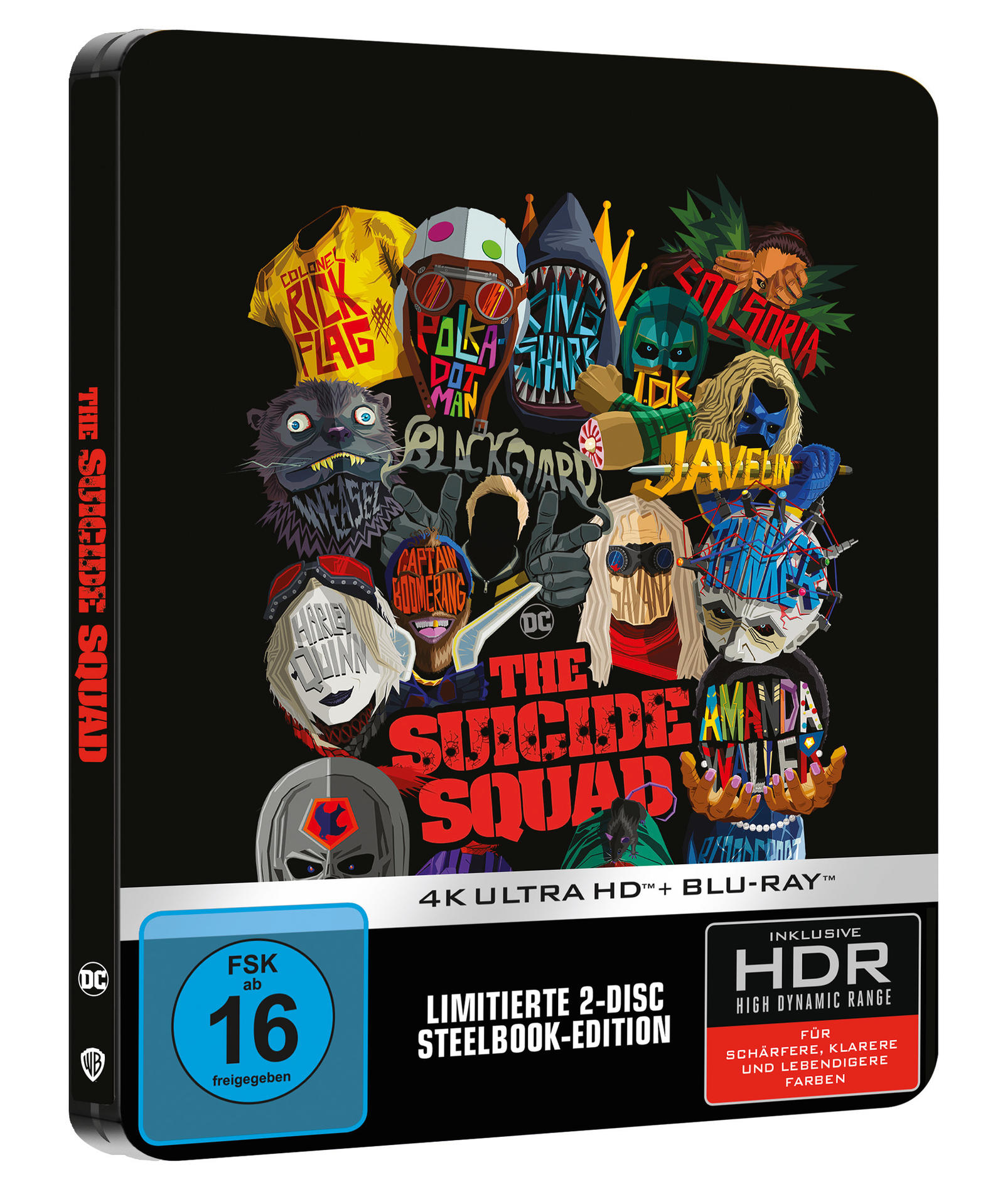 The Suicide Squad Steelbook 4K Ultra HD Blu-ray + Blu-ray