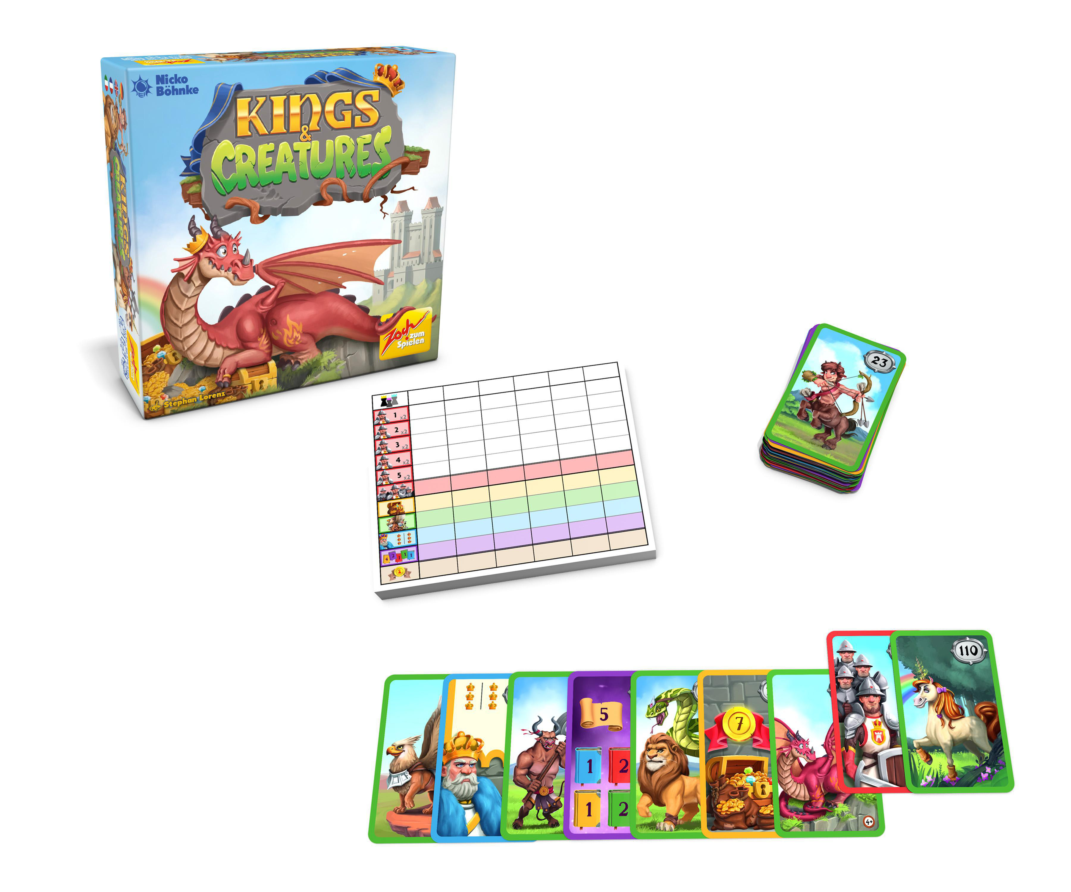 ZOCH Kings & Creatures Familienspiel Mehrfarbig
