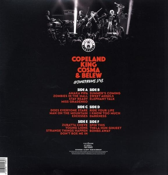 Copeland King Cosma & Belew Live - Gizmodrome (Vinyl) 