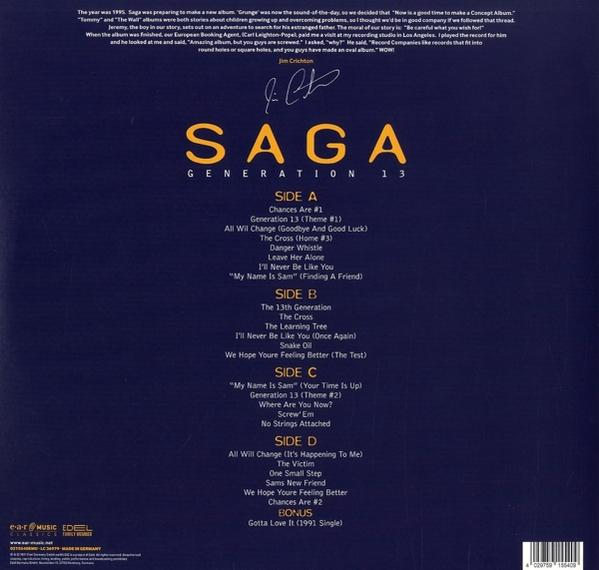 Saga - Generation 13 (2LP/180g/Gatefold)  - (Vinyl)