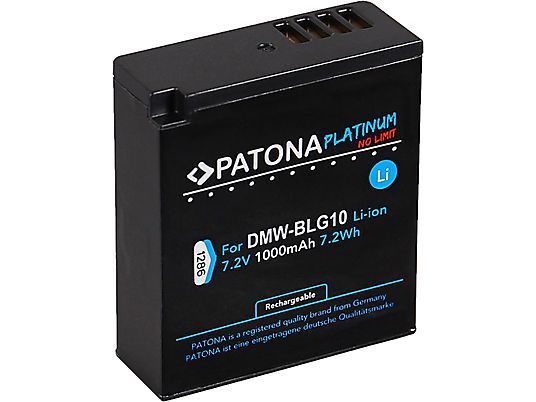 PATONA 1286 Platinum (DMWBLE9) - Batterie de rechange (Noir)