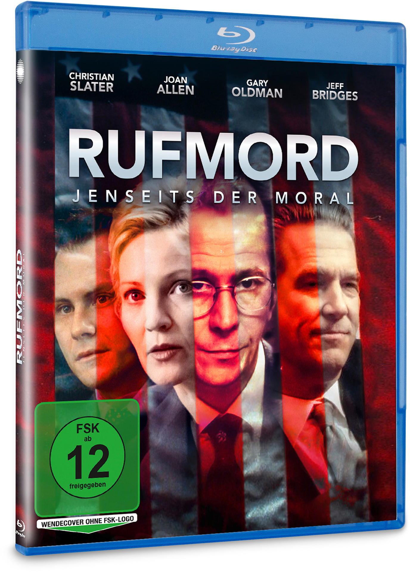 Blu-ray-Filmhülle mit mehreren Gesichtern.