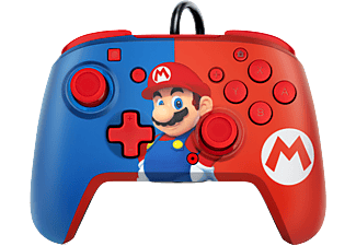 PDP Faceoff Deluxe+ Audio Wired Controller - Mario (Nintendo Switch)