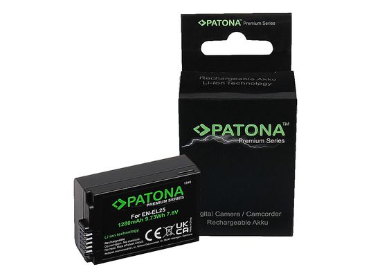 PATONA 1349 Premium (EN-EL25) - Batterie de rechange (Noir)
