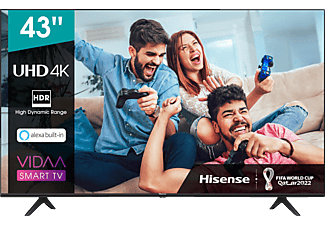 HISENSE 43A7100F LED TV (Flat, 43 Zoll / 108 cm, UHD 4K, SMART TV, VIDAA 4.0)