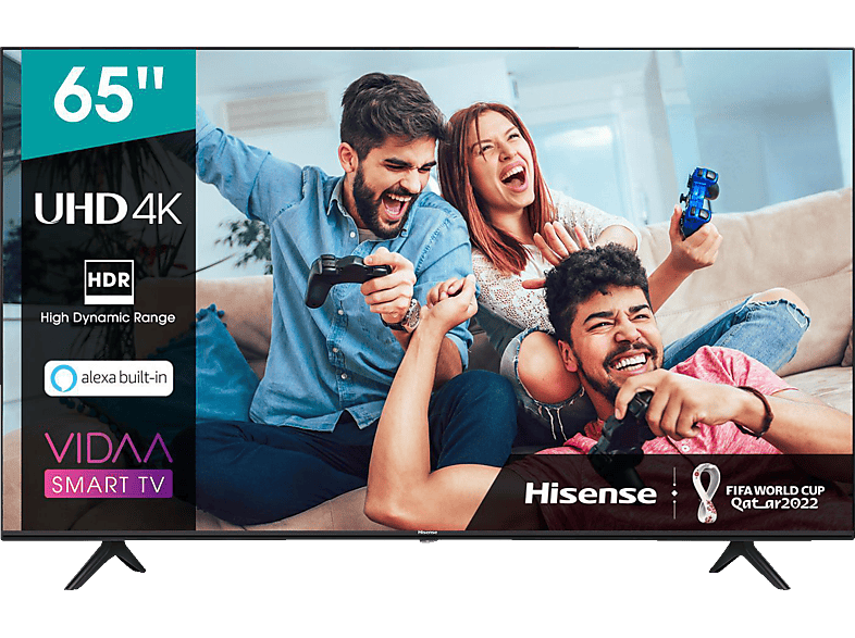 HISENSE 65A7100F LED TV (Flat, 65 Zoll / 164 cm, UHD 4K, SMART TV, VIDA U3.0)