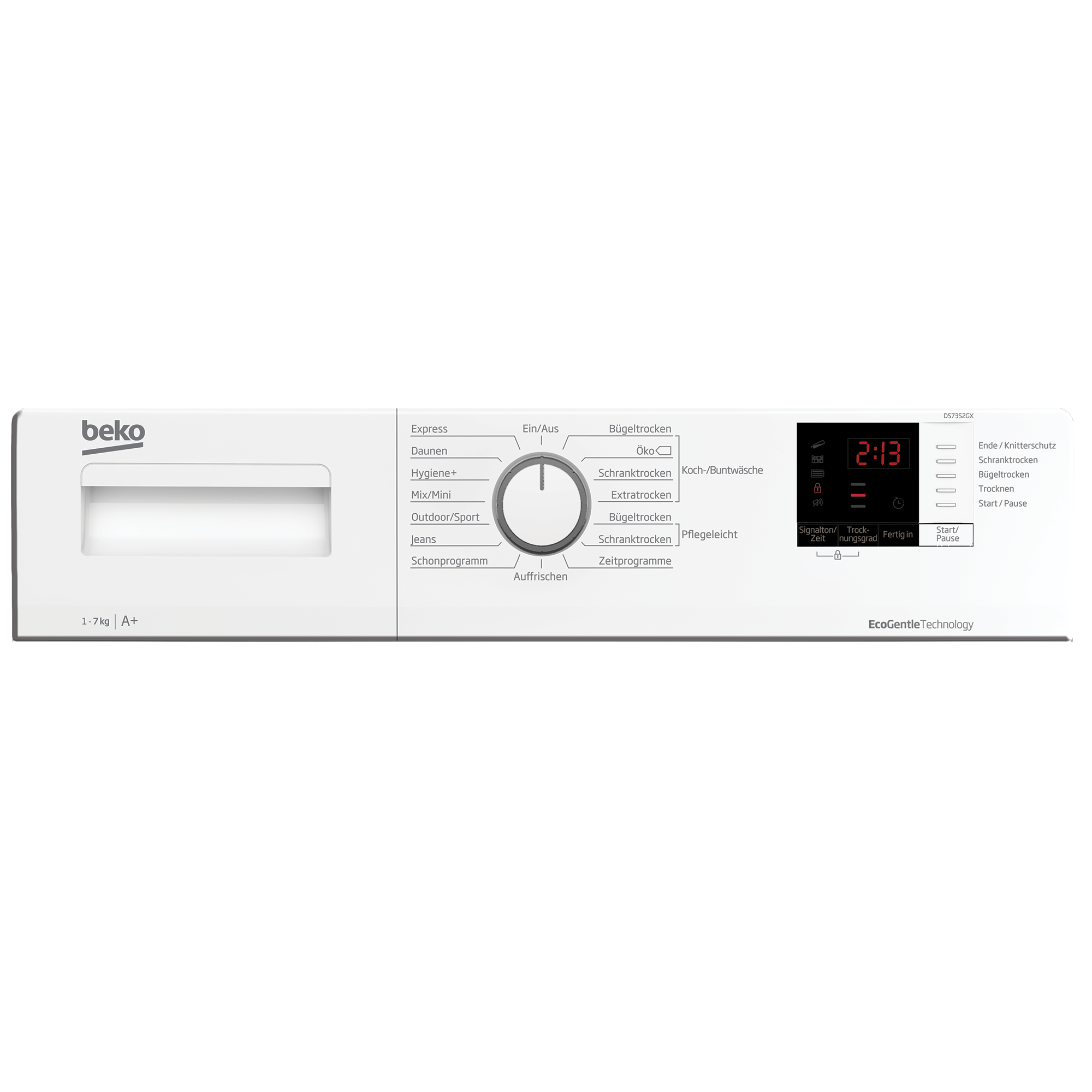 BEKO DS73S2GX Trockner (7 kg, A+, Weiß)
