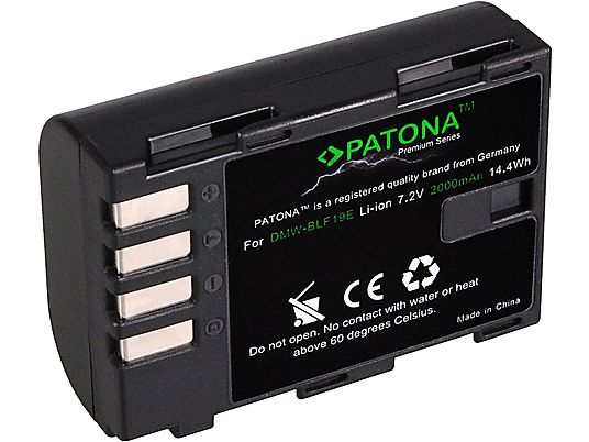 PATONA 1225 Premium (BLF19) - Batterie de rechange (Noir)