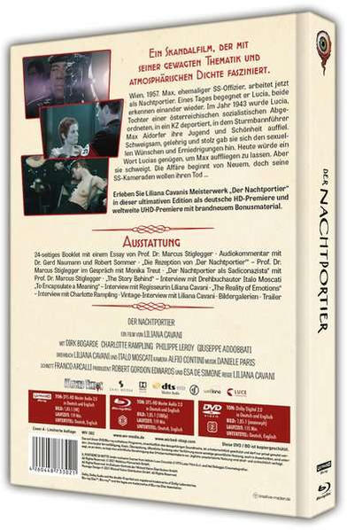 Der Nachtportier 4K Ultra HD Blu-ray + Blu-ray + DVD