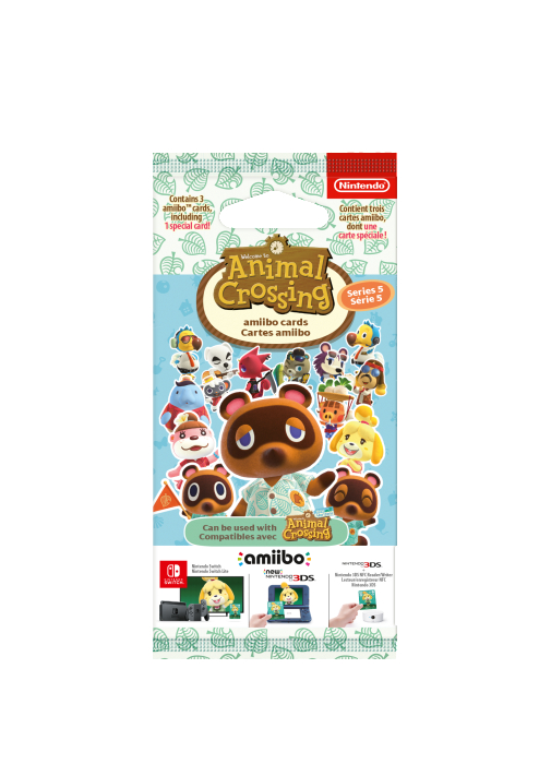 AMIIBO Karten 3 Stk. Animal Crossing (Vol. 5) Sammelkarten
