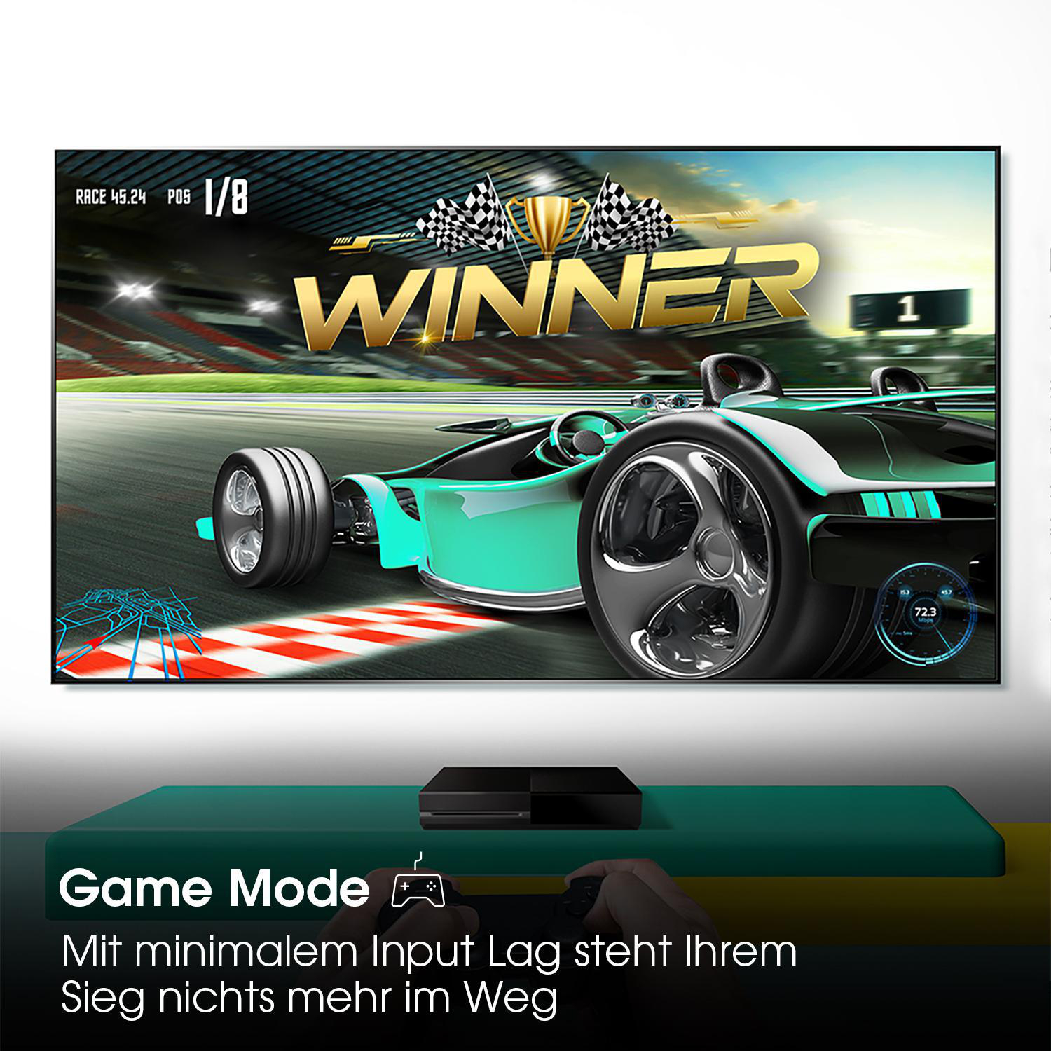 HISENSE 43A7300F LED TV (Flat, 43 Zoll / 108 cm, UHD 4K, SMART TV, VIDAA U4.0)