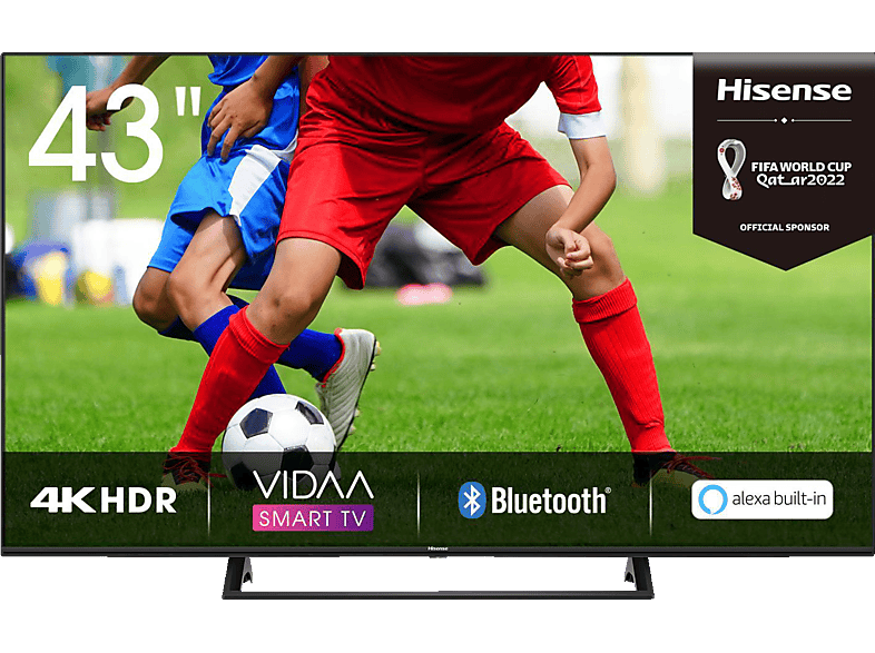 HISENSE 43A7300F LED TV (Flat, 43 Zoll / 108 cm, UHD 4K, SMART TV, VIDAA U4.0)
