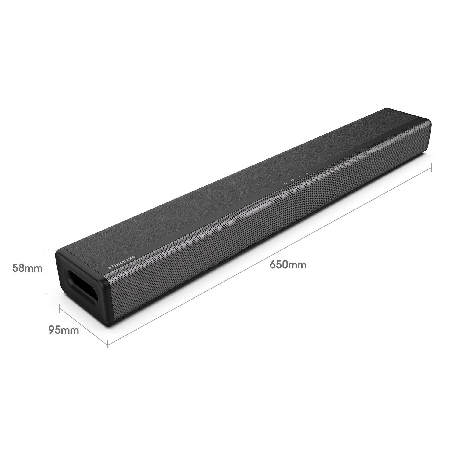 HISENSE HS214, Soundbar, Grau