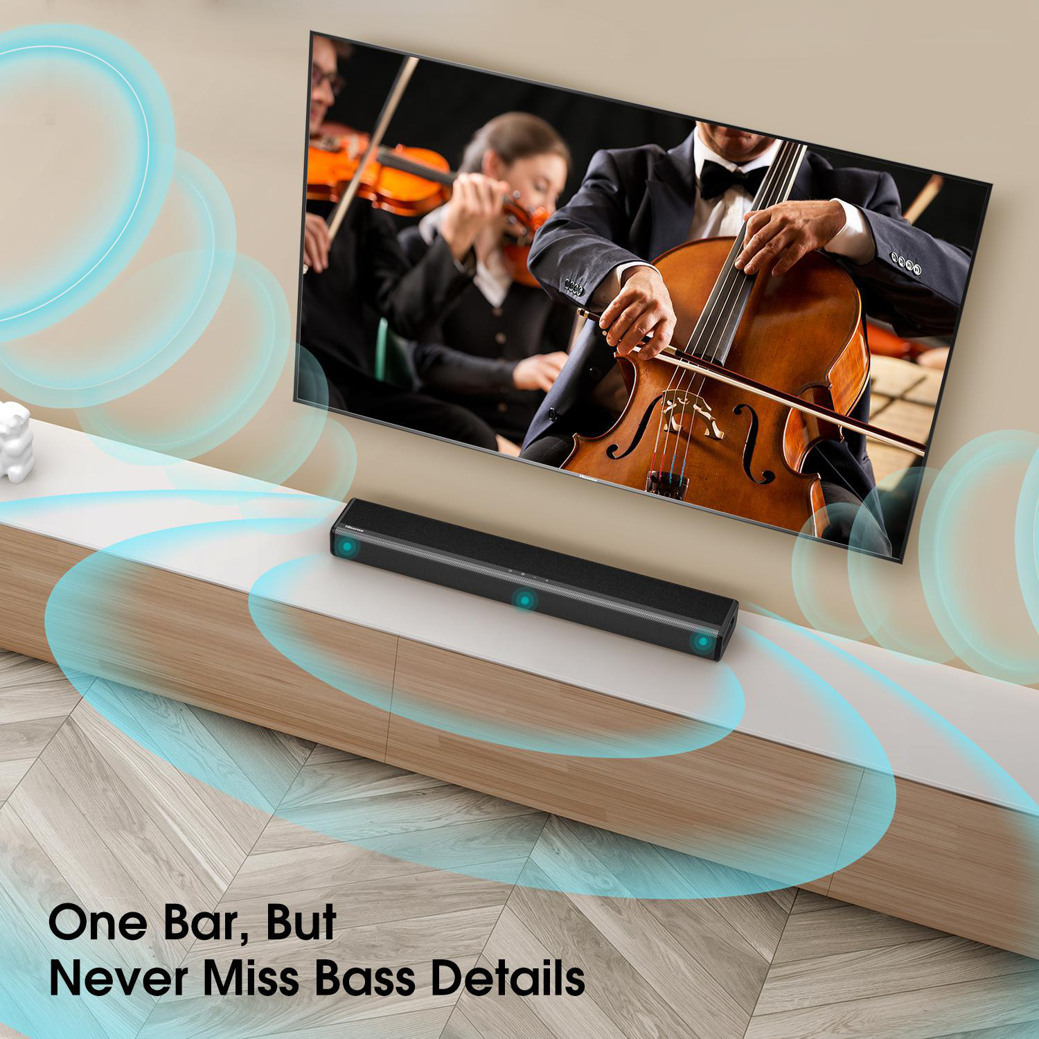 HISENSE HS214, Soundbar, Grau