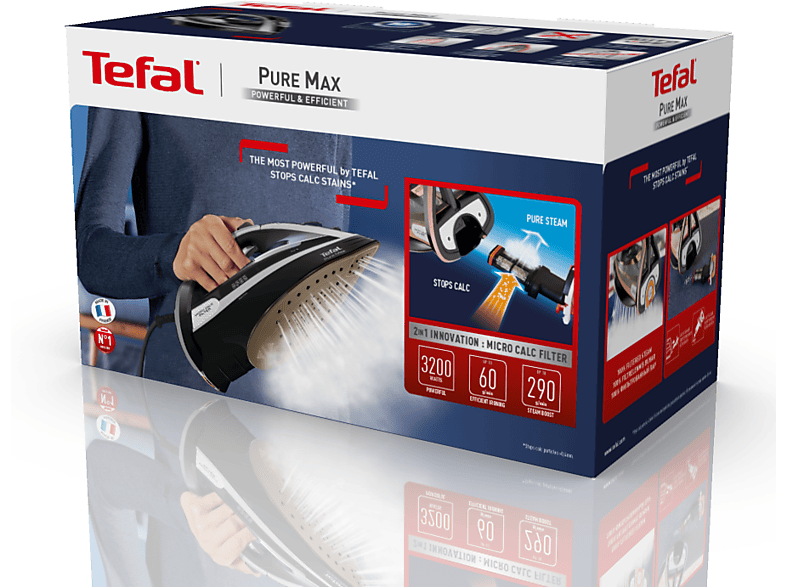 TEFAL FV9850 Pure Max Ütü Siyah Gri_4