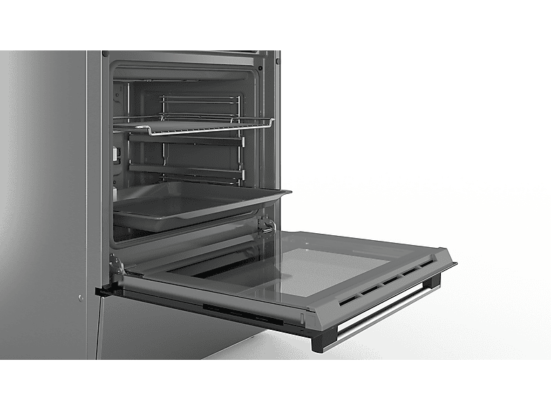 Bosch HKR39C250 Standherd (EEK: A, Strahlungsheizungskochfeld, 66 l, Edelstahl, Edelstahl) — Foto 3 von 5