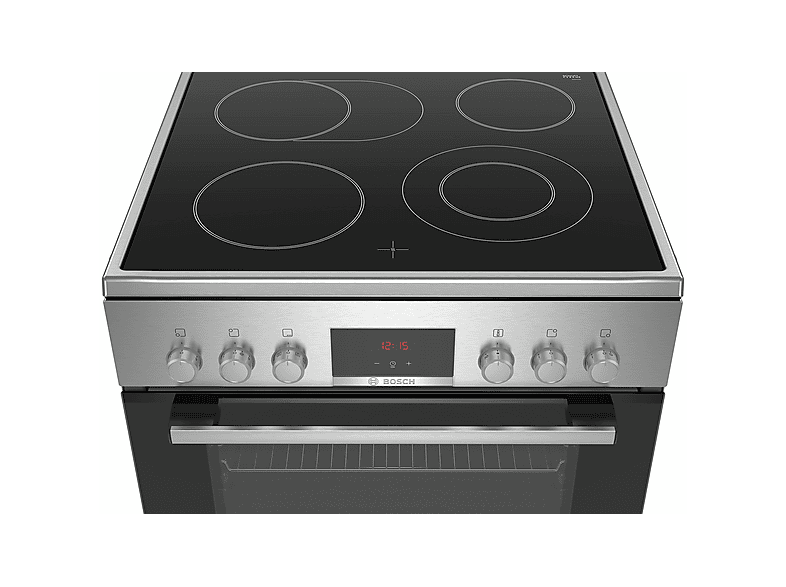 Bosch HKR39C250 Standherd (EEK: A, Strahlungsheizungskochfeld, 66 l, Edelstahl, Edelstahl) — Foto 5 von 5