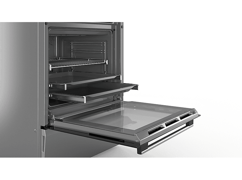 Bosch HKS79U250 Standherd (EEK: A, Strahlungsheizungskochfeld, 63 l, Edelstahl) — Foto 2 von 4