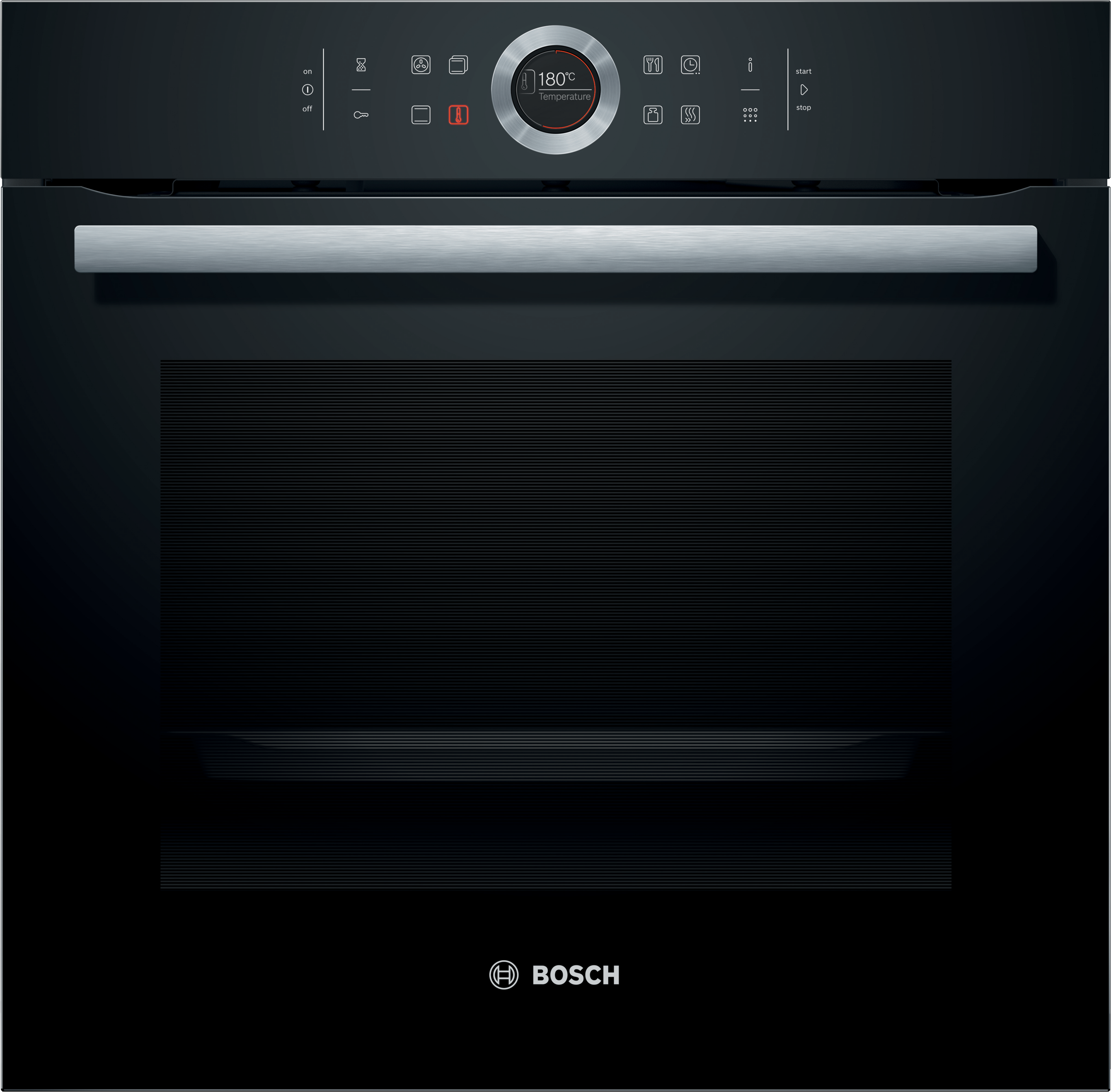 BOSCH HBG675BB1 Einbauherd/Backofen mit Pyrolyse (71 l, Schwarz, 594 mm breit, A+)