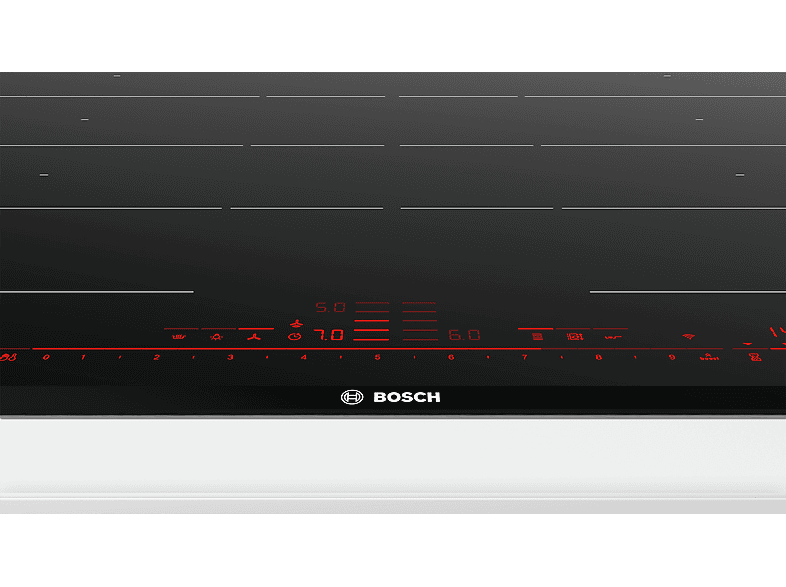 Bosch PXY875DW4E Induktionskochfeld (816 mm breit, 4-Zonen, Glaskeramik, Autarkes Kochfeld) — Foto 2 von 5