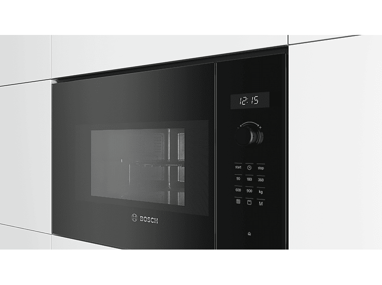 Bosch BEL554MB0 Mikrowelle (900 Watt, Einbaugerät, 25 l, Schwarz) — Foto 2 von 3