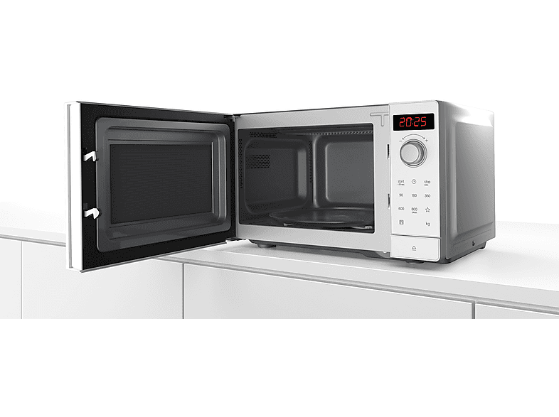 Bosch FFL023MW0 Mikrowelle (800 Watt, Freistehend, 20 l, Weiß) — Foto 5 von 5