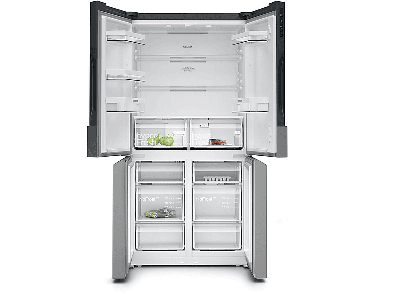 SIEMENS KF96NVPEA iQ300 Side by (605 l, E, 1830 mm hoch, inox-antifingerprint)