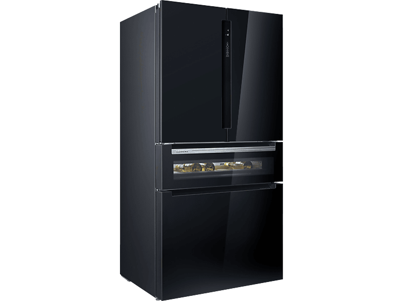 SIEMENS KF96RSBEA iQ700 French Door (E, 1830 mm hoch, Schwarz) French