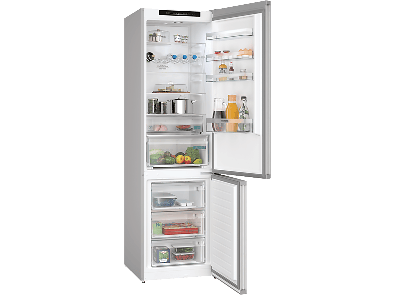 SIEMENS KG39N2LCF iQ300 Kühlgefrierkombination (C, 363 l, 2030 mm hoch, inox-look)