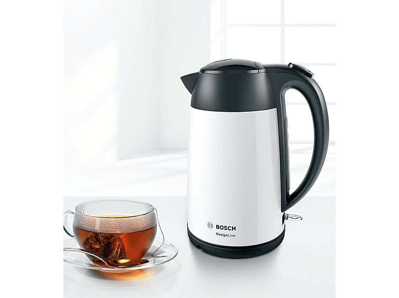 BOSCH TWK3P421 Wasserkocher, Weiß