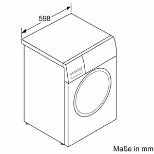 C) kg, Serie BOSCH 4 1400 WAN282ECO8 U/Min., Waschmaschine (8