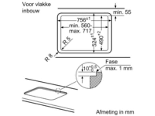 BOSCH Gaskookplaat (PPQ7A6B20)