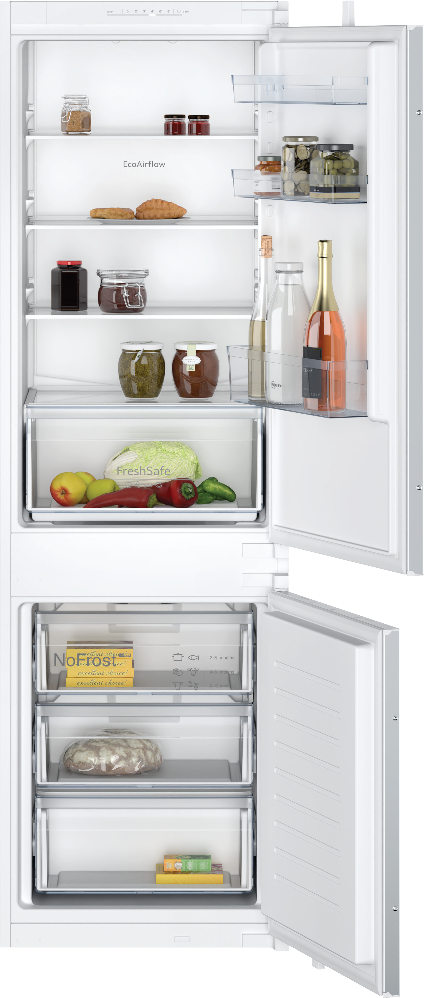 NEFF KI7861SF0 Kühlgefrierkombination (F, 260 l, 1772 mm hoch, k. A.)