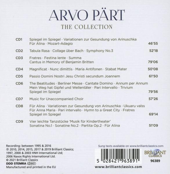 VARIOUS - Arvo Pärt Collection  - (CD)