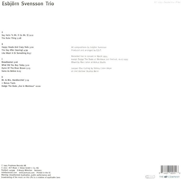 Esbjorn Svensson Trio - E.S.T.LIVE 95 (+MP3)  - (LP + Download)