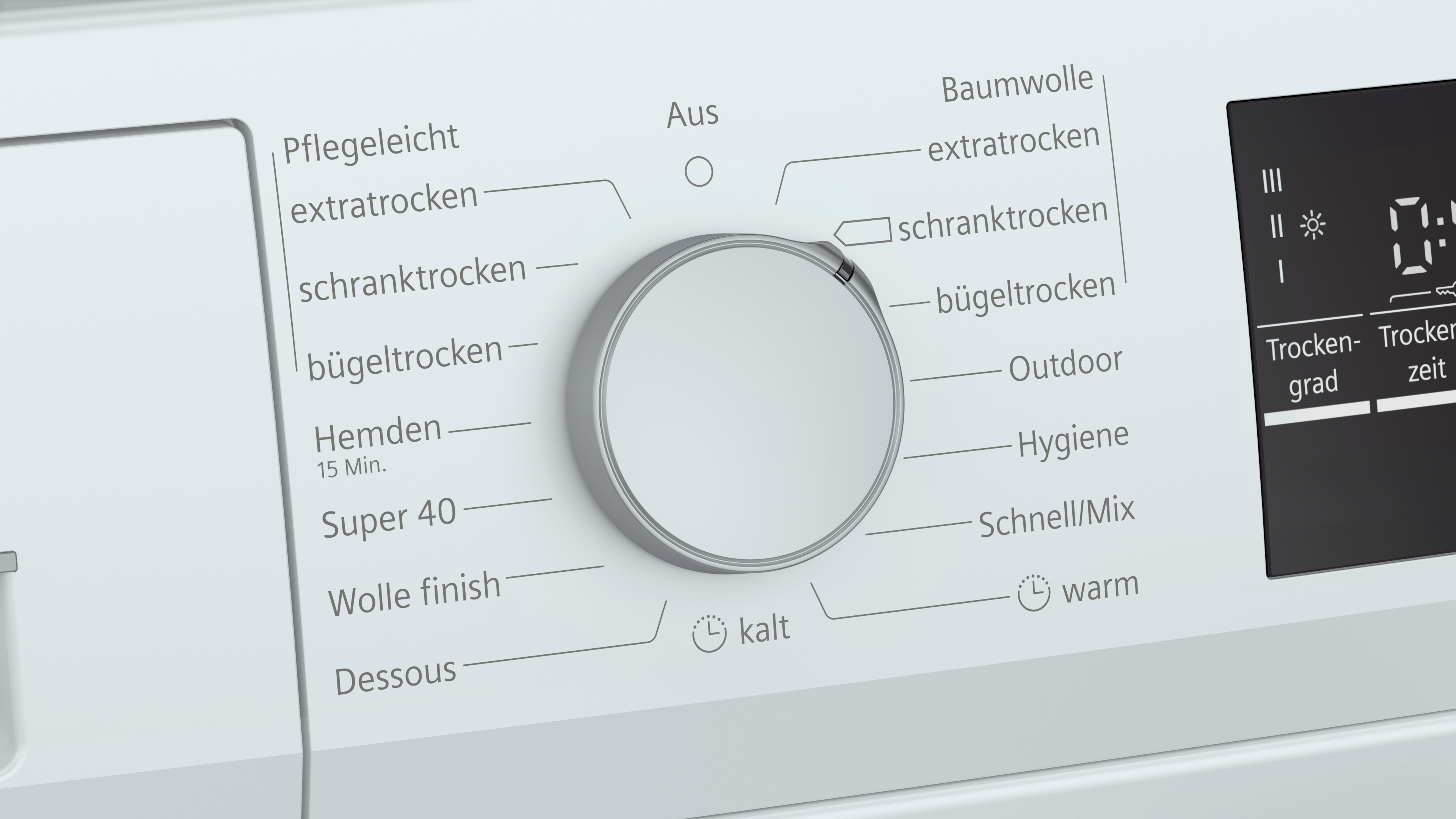 SIEMENS WT46G402 Kondensationstrockner iQ500 (9 kg, B, Weiß)
