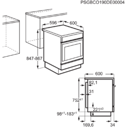 ZANUSSI Keramisch fornuis A (ZCV65320XA)