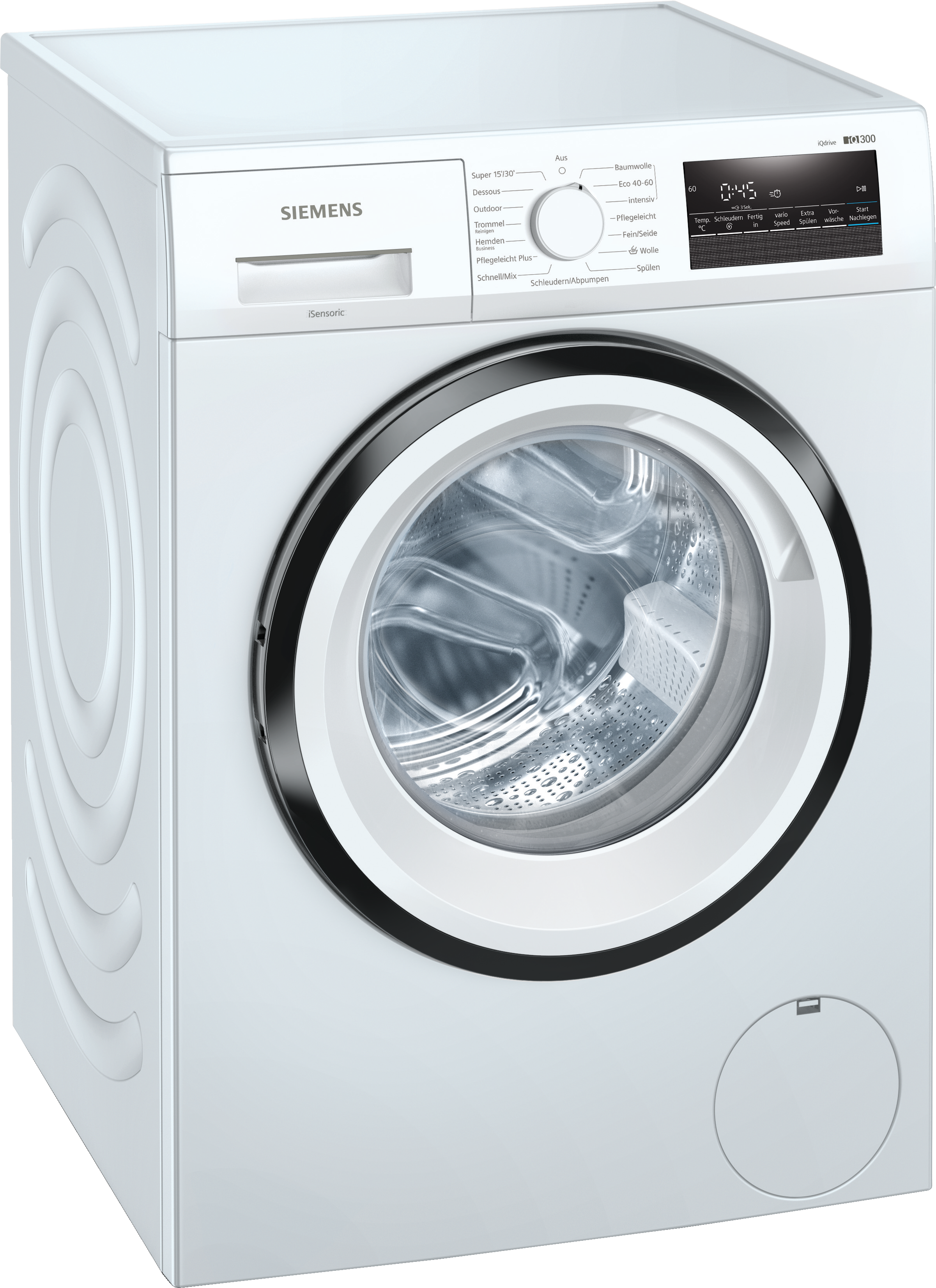 SIEMENS WM14NKECO iQ 300 Waschmaschine Frontlader (8 kg, 1400 U/Min., C, Frontlader)