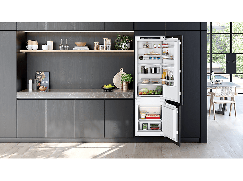 Siemens KI87VVFE1 Kühl- und Gefrierkombination (E, 270 l, 1772 mm hoch, vollintegrierbar, Weiß) — Foto 5 von 5