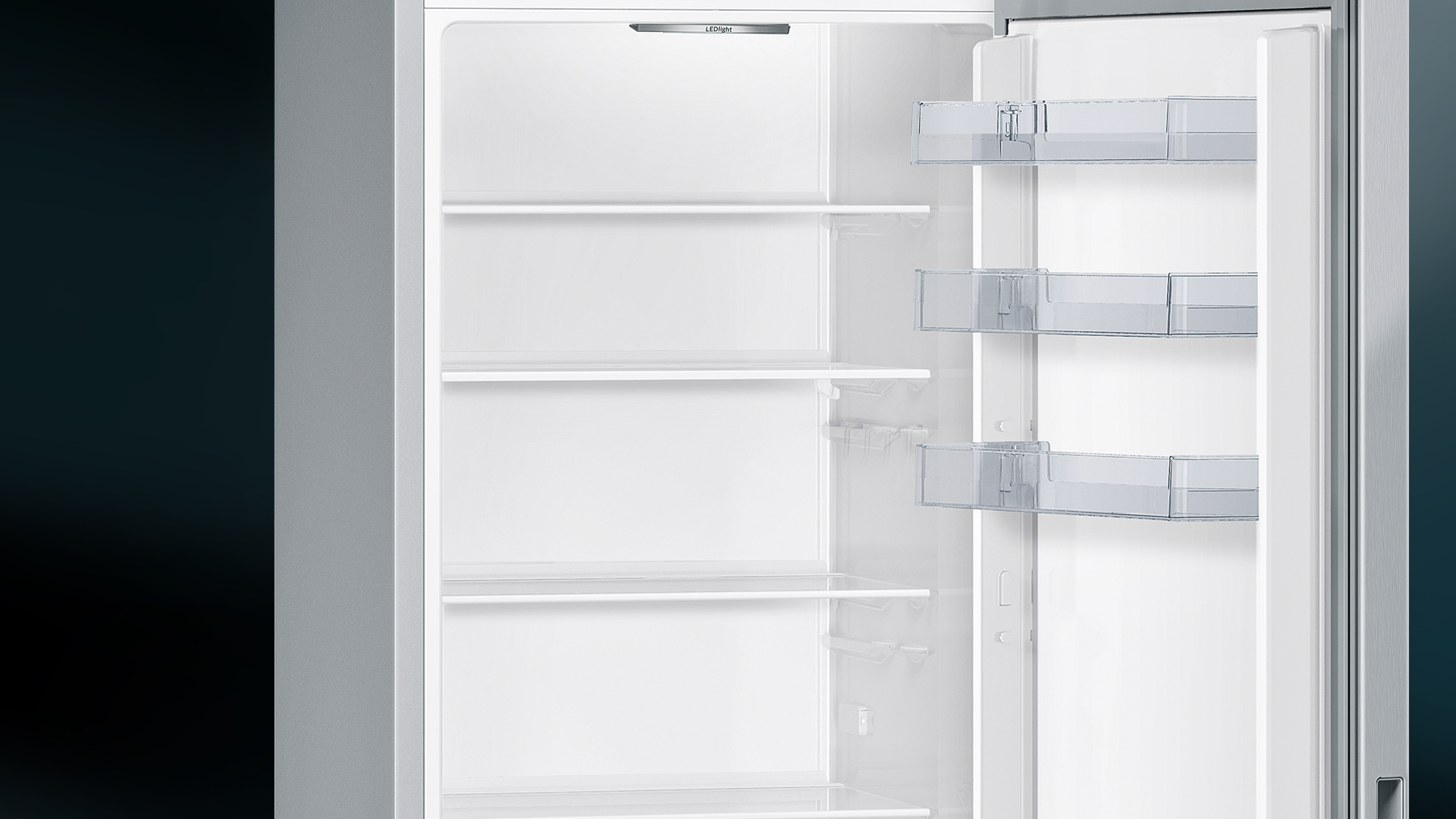 SIEMENS KG39V2LEB Kühlgefrierkombination freistehend 343l inox-look Kühlgefrierkombination (E, 343 l, 2010 mm hoch, Standgerät, inox-look)