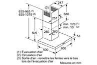 SIEMENS Hotte murale B (LC66BBM50)