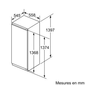 SIEMENS Frigo encastrable F (KI51RADF0)