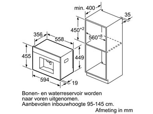 BOSCH Inbouw espressomachine (CTL636ES6)