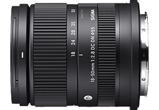 SIGMA Contemporary 18 mm - 50 mm f./2.8 DN (Objektiv für Sony E-Mount, Schwarz)